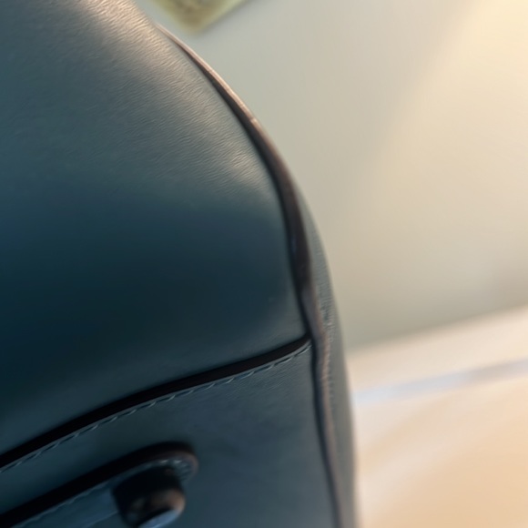 Coach Cooper Carryall Pewter/Marine New Without Tags smoke free environment - Picture 11 of 13